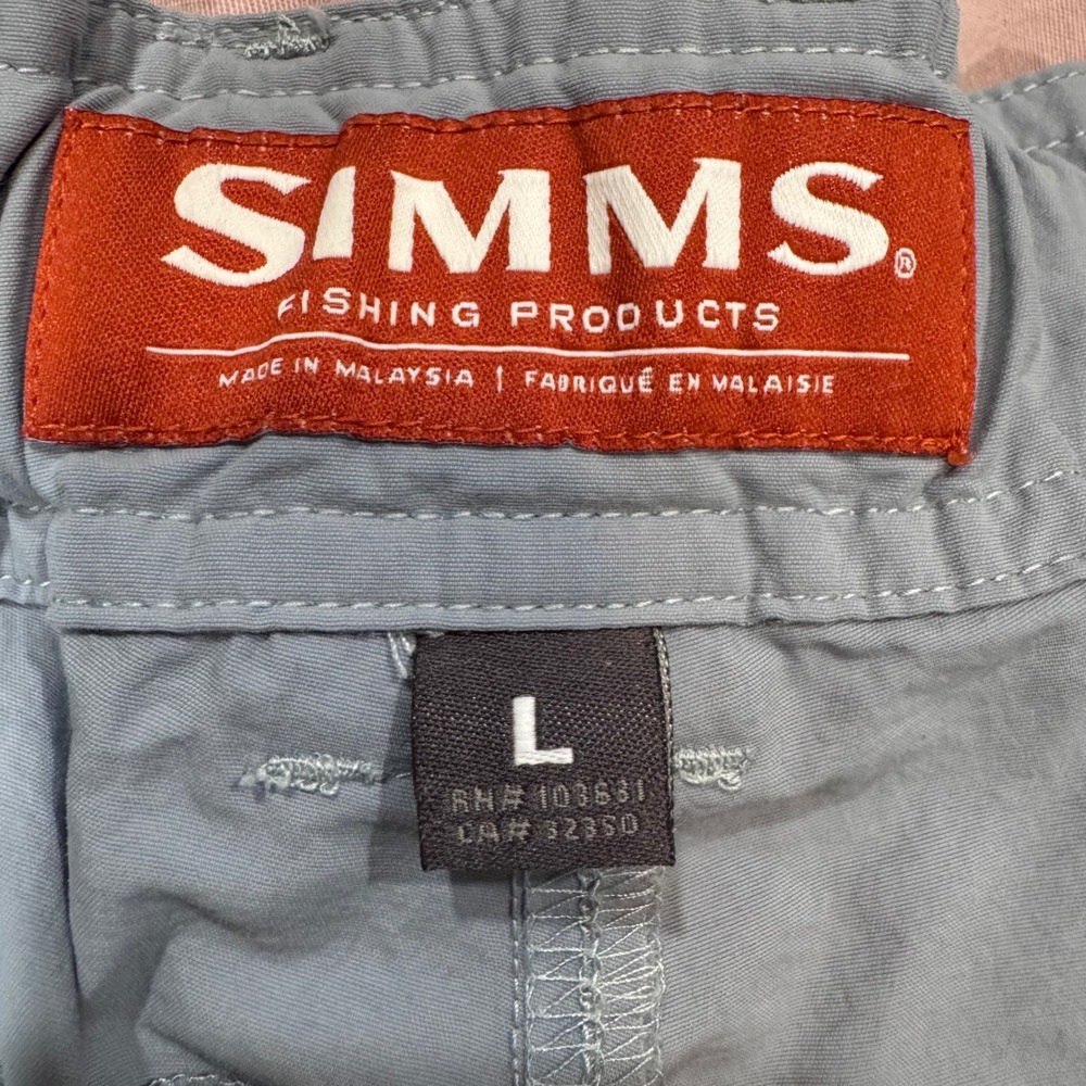 SIMMS Fishing Products Womens L Blue Lightweight Water Resistant Hiking Pants - Picture 2 of 10